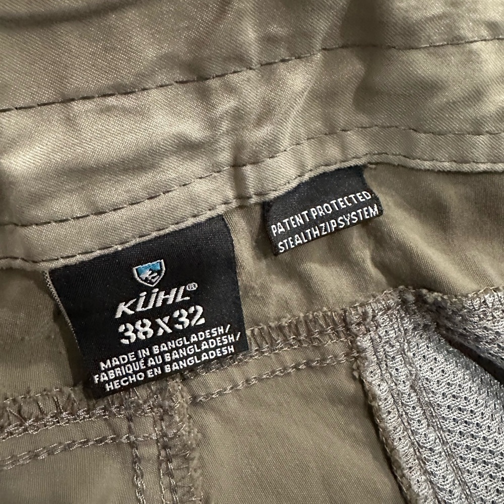 Kuhl Renegade Stealth Pants 38/32 | Convertible Outdoor Pants - Picture 2 of 5